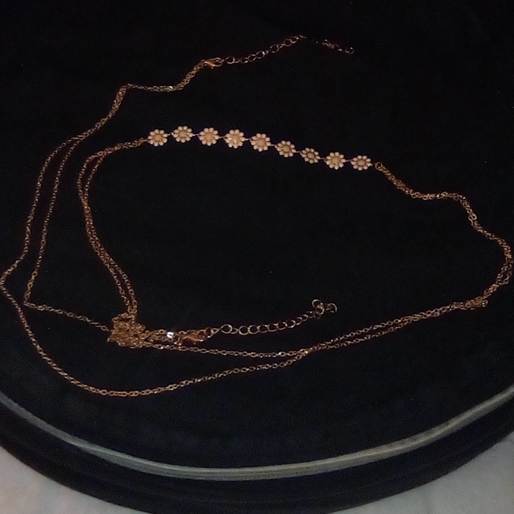 Elegant Gold Floral Belly Chain